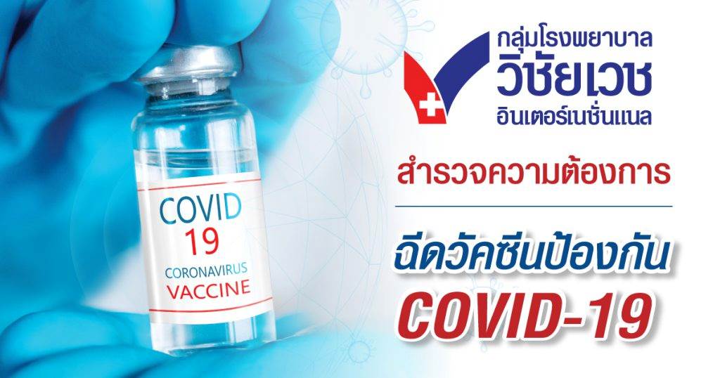 ขอเชิญชวนผู้ที่สนใจกรอกแบบสำรวจ ความต้องการฉีดวัคซีนป้องกันโควิด-19
