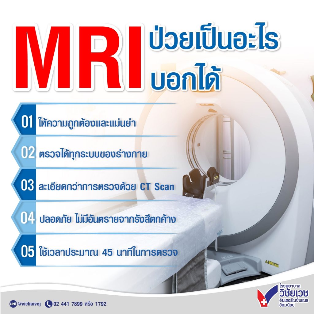 MRI ป่วยเป็นอะไร บอกได้