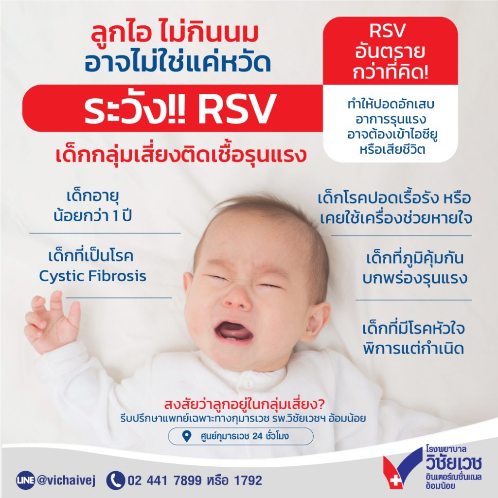 ลูกไอ ไม่กินนม อาจไม่ใช่แค่หวัด ระวัง!! RSV