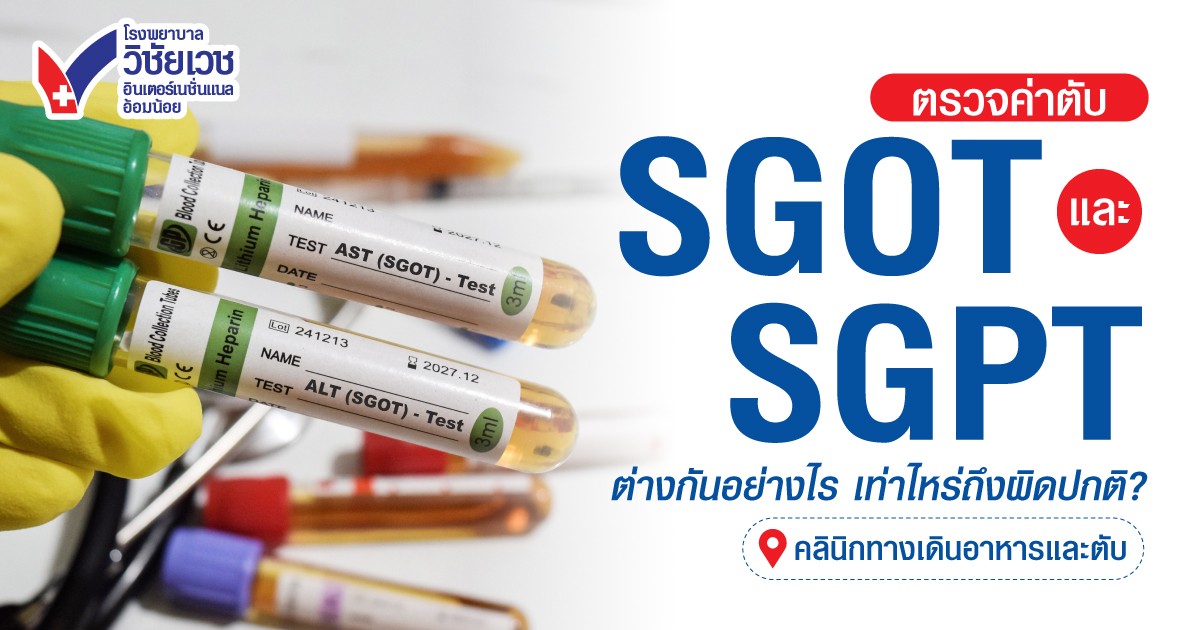 SGOT และ SGPT ต่างกันอย่างไร? ค่าเท่าไหร่ถึงผิดปกติ